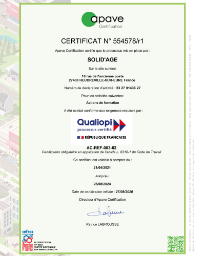 554578-14310 - Certificat Qualiopi Rev1 - (SOLID'AGE)